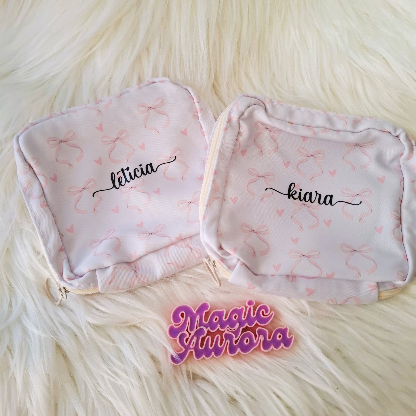 Bolsa Personalizada 12x12 cm com Nome para Organização Diária