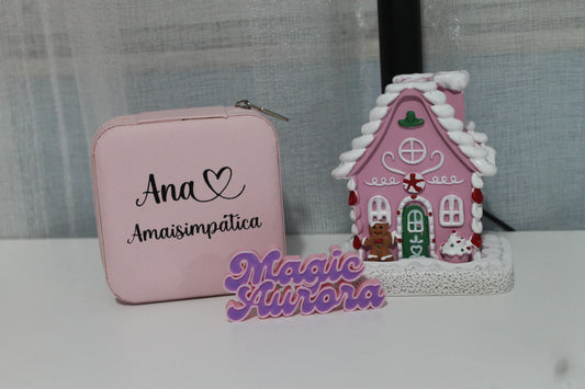 Caixa de Oferta Personalizada "Rosa" | O Mimo Perfeito para Ela