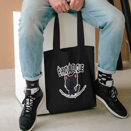 Tote Bag Preta Personalizável com Fecho | Cria o Teu Design Único e Destaca-te com Estilo!