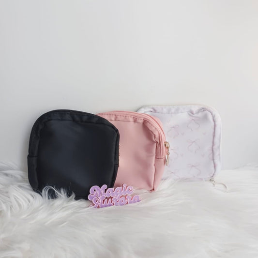 Bolsa Personalizada 12x12 cm com Nome para Organização Diária