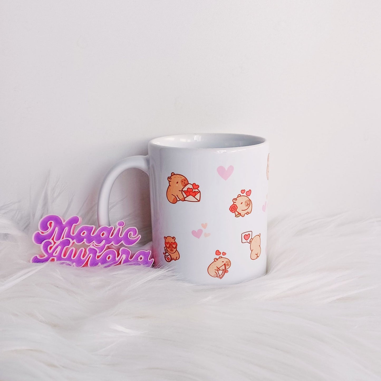 Caneca Branca Personalizada em Cerâmica - Com Nome, Foto ou Frase