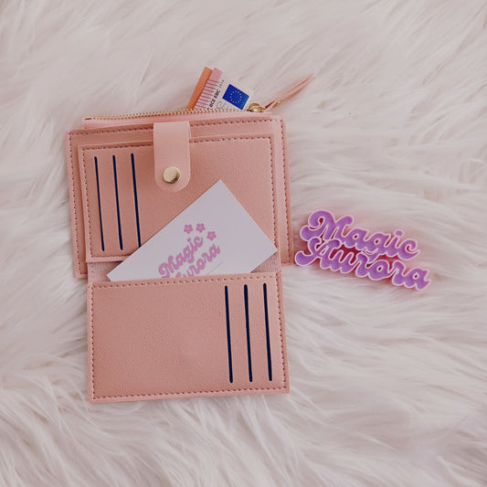 Carteira Personalizada com Nome – Preto ou Rosa